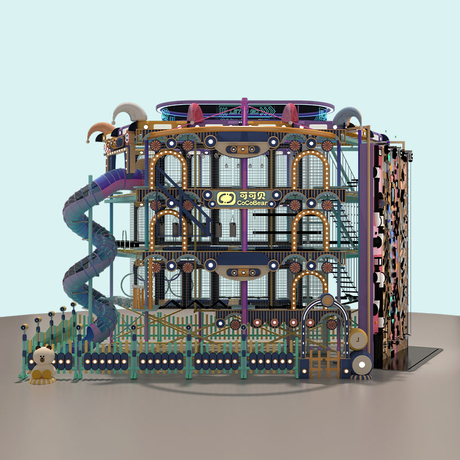 सनकी थीम वाला इंडोर हाई रोप्स कोर्स - चीन में निर्मित