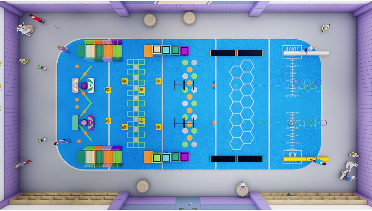 5. स्कूलों के लिए इनडोर बाधा कोर्स (10)