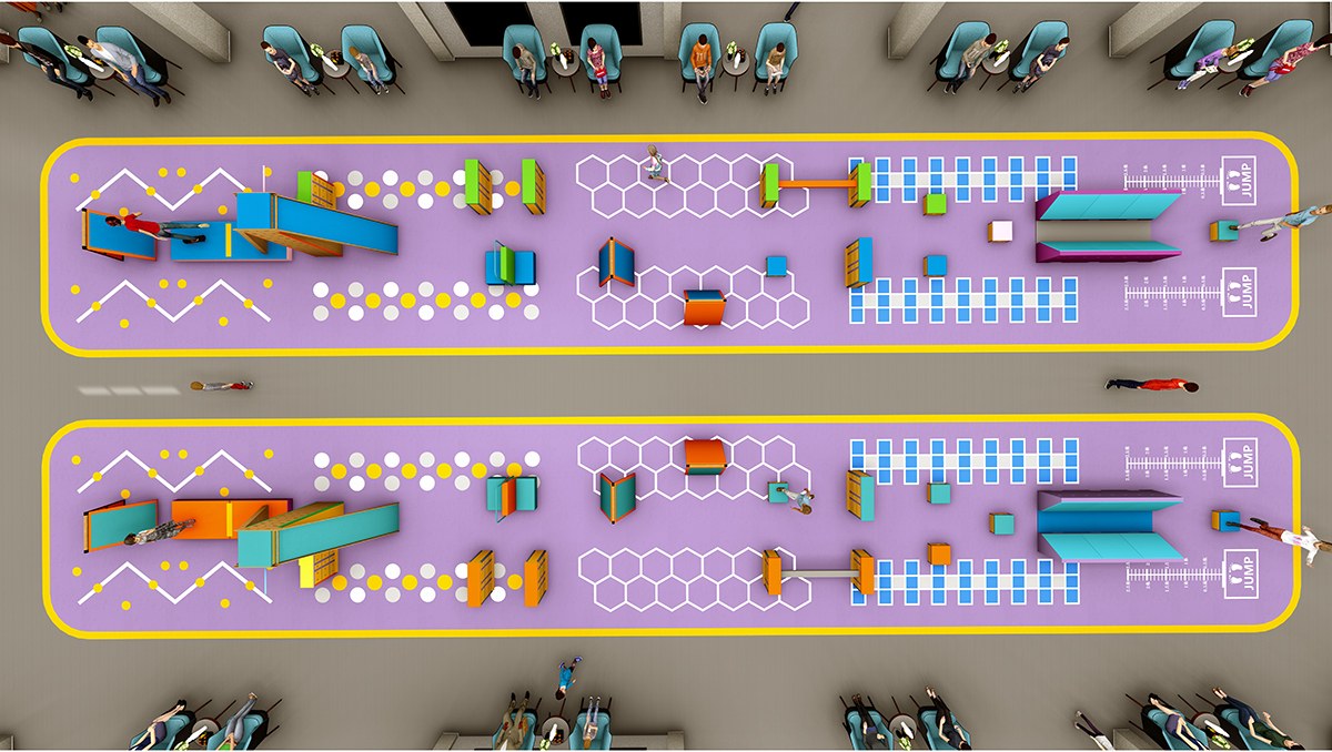 4. बच्चों के लिए इनडोर बाधा कोर्स प्रशिक्षण (8)