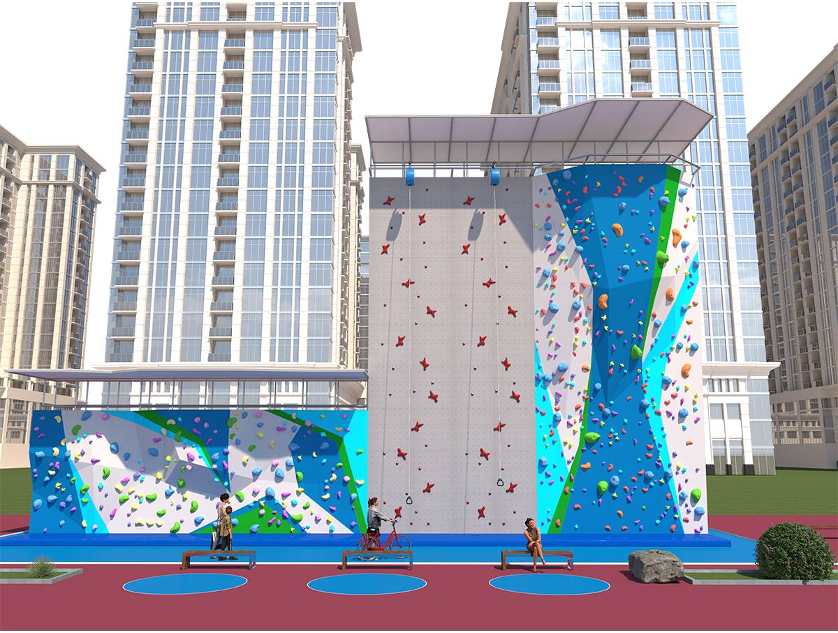 09. Indoor Climbing Wall for Schools (5) 09. स्कूलों के लिए इनडोर क्लाइंबिंग वॉल (5)
