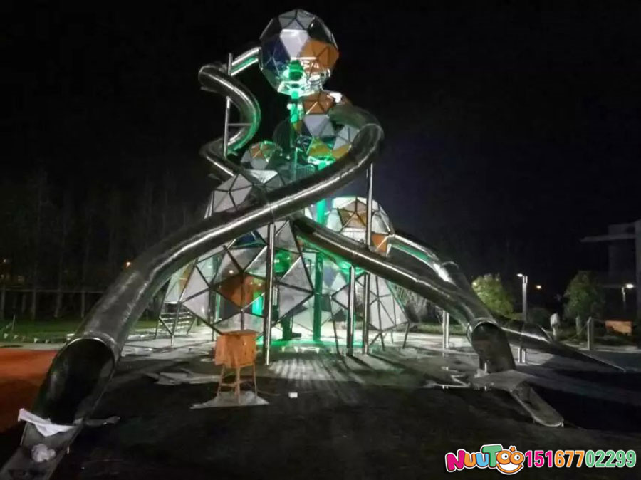 गैर-मानक मनोरंजन + बड़े संयोजन स्लाइड नानजिंग वेंके स्टेनलेस स्टील स्लाइड (17)