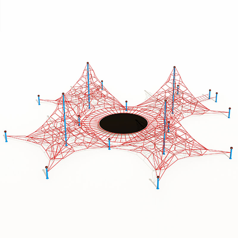 आउटडोर बच्चों का नेट क्लाइंबिंग फ़्रेम