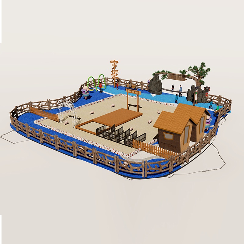 पिग रन चपलता पालतू खेल के मैदान उपकरण