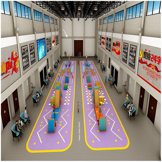 बच्चों के इनडोर बाधा कोर्स प्रशिक्षण सेट