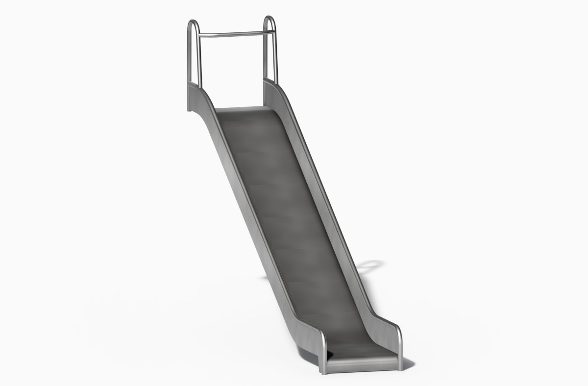 8.स्टेनलेस स्टील खेल का मैदान स्लाइड (1)