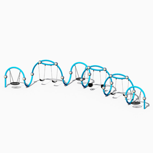 आउटडोर किड्स स्विंग - टिकाऊ संरचना और लंबे समय तक चलने वाला उपयोग