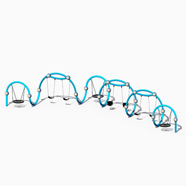 आउटडोर किड्स स्विंग - टिकाऊ संरचना और लंबे समय तक चलने वाला उपयोग