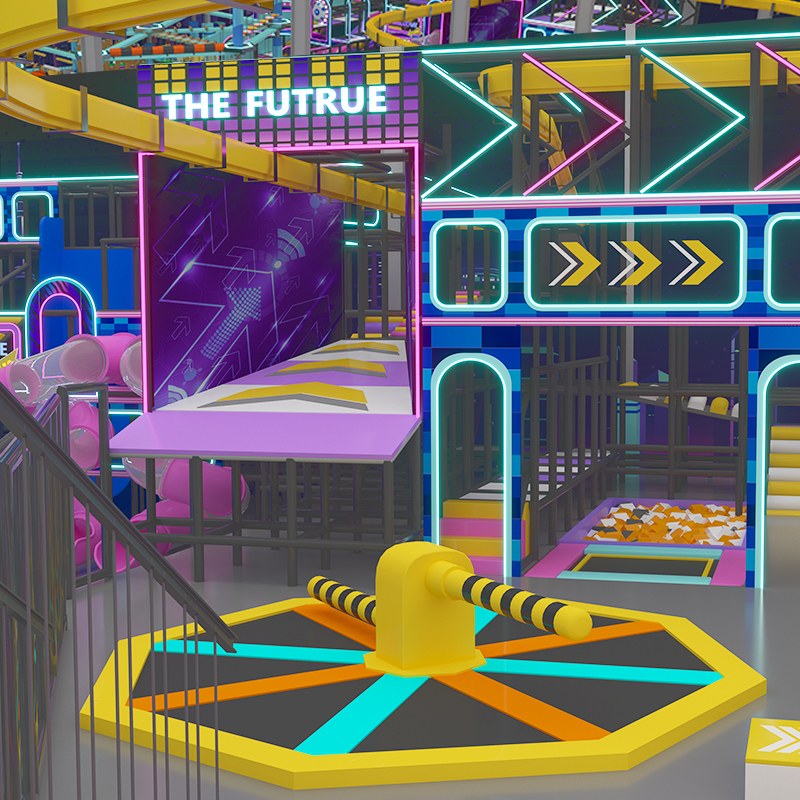 कस्टम स्पोर्ट्स पार्क निर्माण एवं बच्चों के खेल क्षेत्र प्रणाली