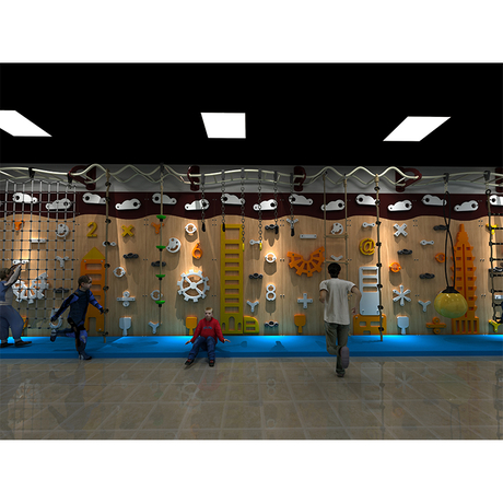 चंचल खेल का मैदान चढ़ाई वाली दीवार - थीम वाला इनडोर चढ़ाई दीवार सेट