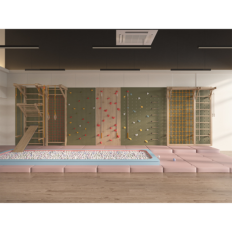 घर पर चढ़ने वाली दीवार किट | मॉड्यूलर इनडोर क्लाइंबिंग पैनल