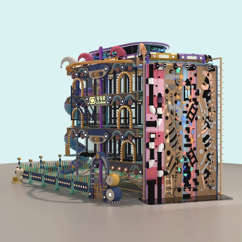 सनकी थीम वाला इंडोर हाई रोप्स कोर्स - चीन में निर्मित