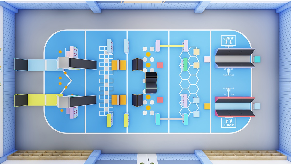 6. इनडोर बाधा कोर्स प्रशिक्षण उपकरण (11)
