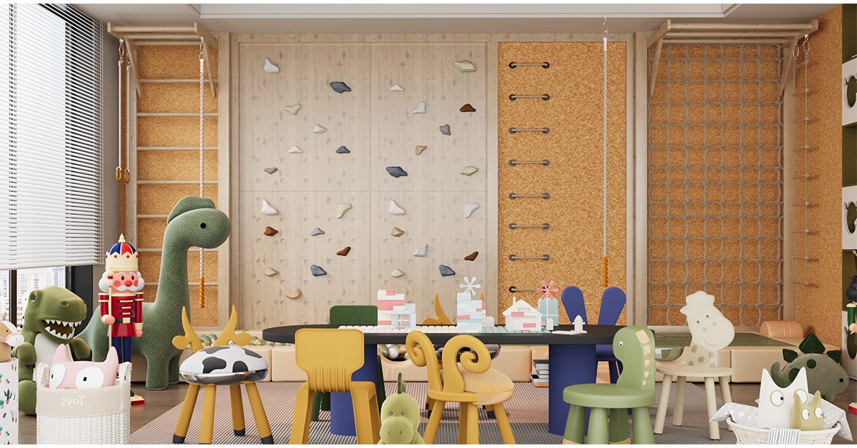 07. Bouldering Wall for Kids Indoor (3) 07. बच्चों के लिए इनडोर बोल्डरिंग दीवार (3)