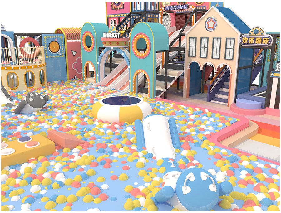 भूलभुलैया इनडोर खेल का मैदान कैसे बनाएं (5)