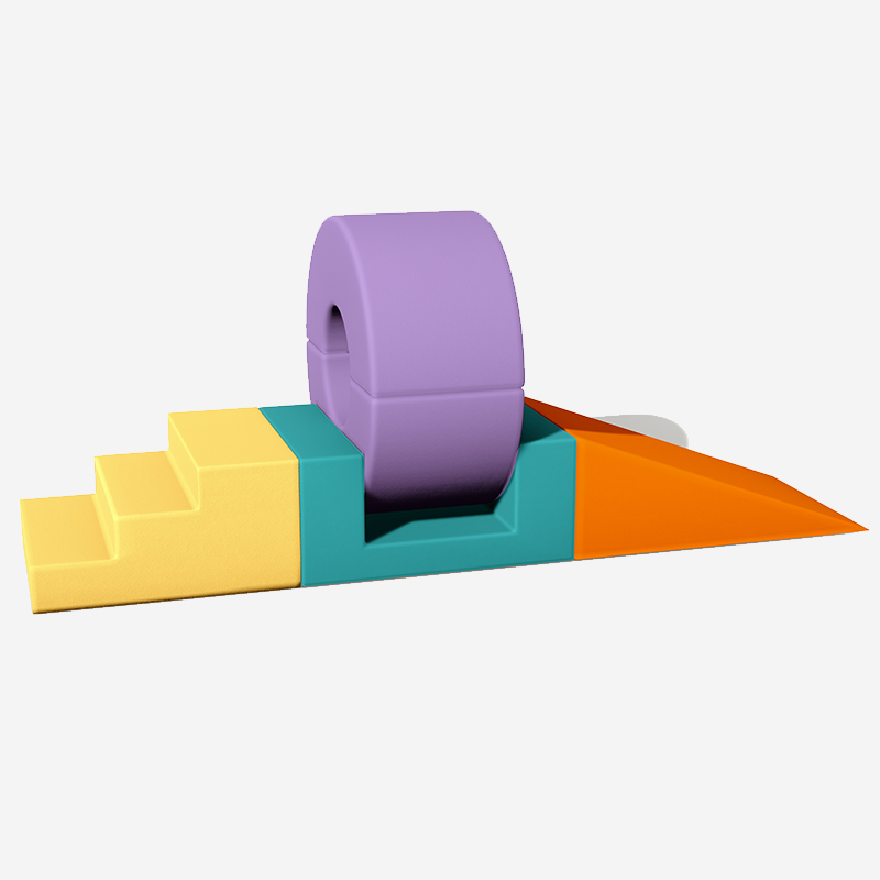 मॉड्यूलर आसान-साफ इनडोर सॉफ्ट प्ले उपकरण 