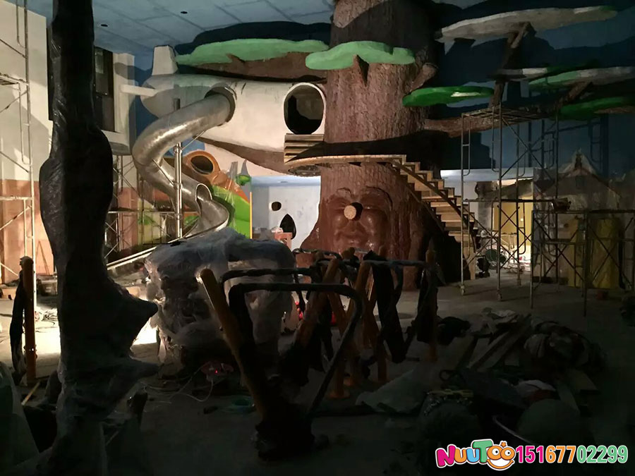 ले तु गैर-मानक मनोरंजन + स्टेनलेस स्टील स्लाइड + इनडोर खेल का मैदान - (3)