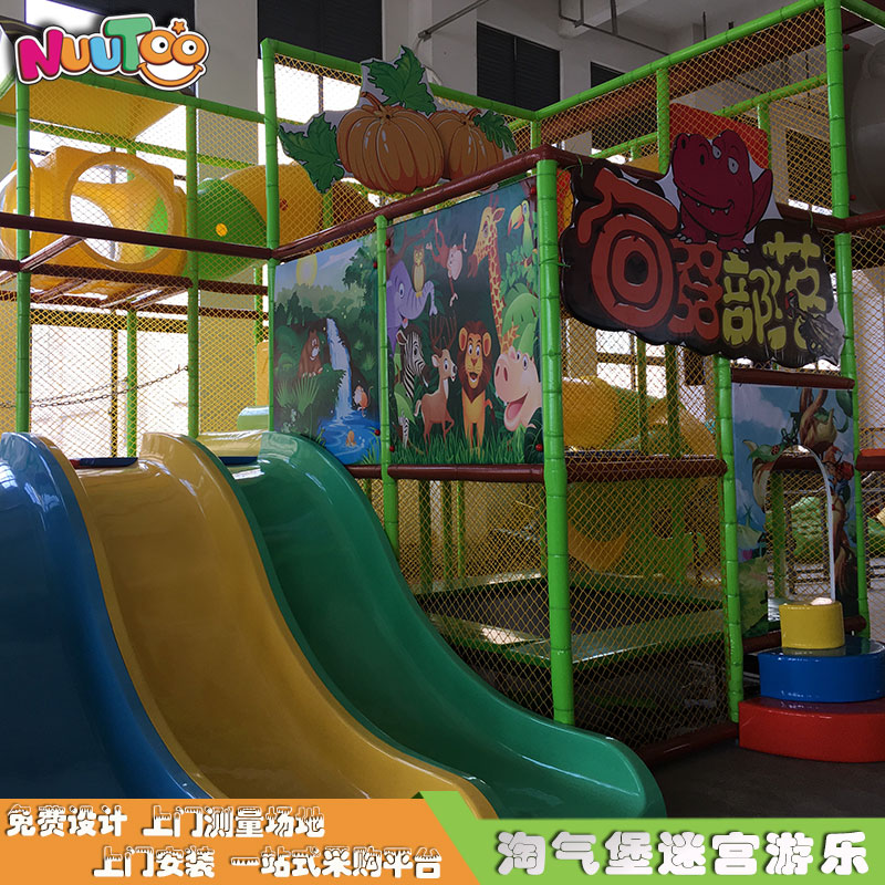 बच्चों का स्वर्ग शरारती महल शरारती किला भूलभुलैया अनुकूलित खेल उपकरण LE-TQ002